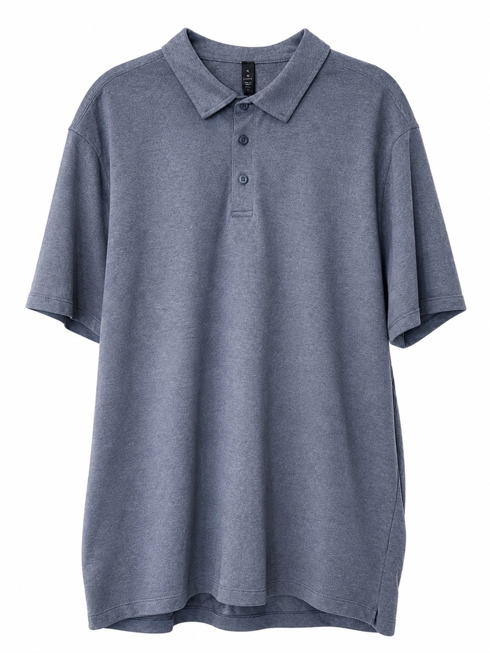 Lululemon Classic Men's Polo Shirt Slate Blue Size XL